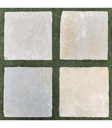 Amazon.co.jp: 敷石 庭 平板 グレー 自然石 天然石 踏み石 石